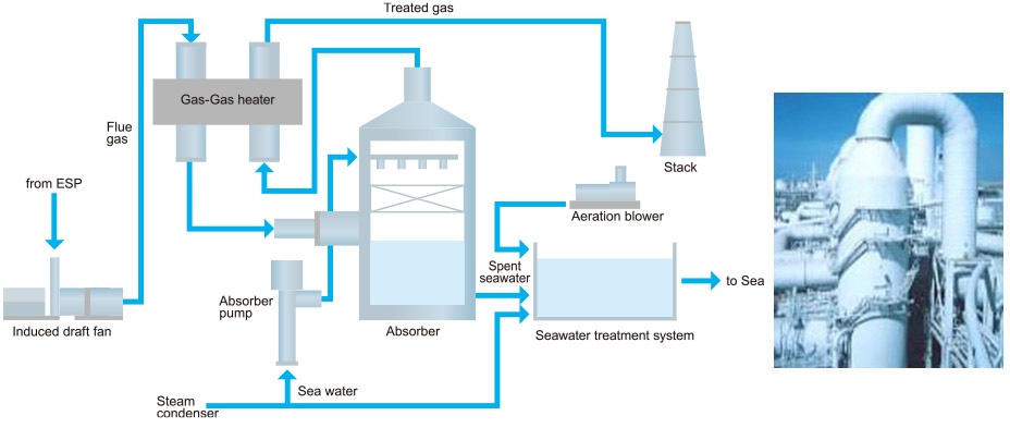 Seawater Flue Gas Desulfurization System